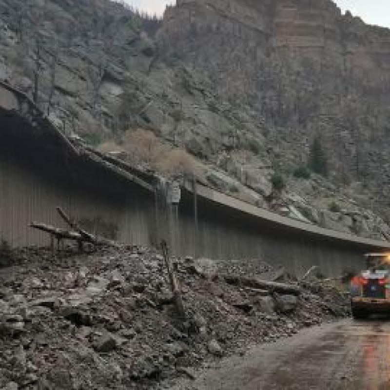 Glenwood Canyon mudslide