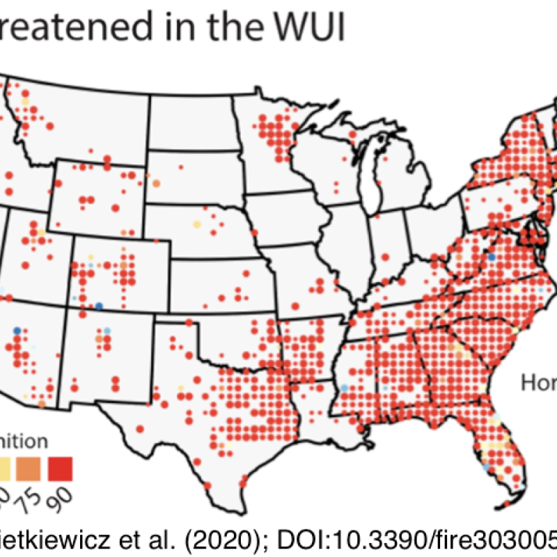 Homes threatened by fire in CONUS