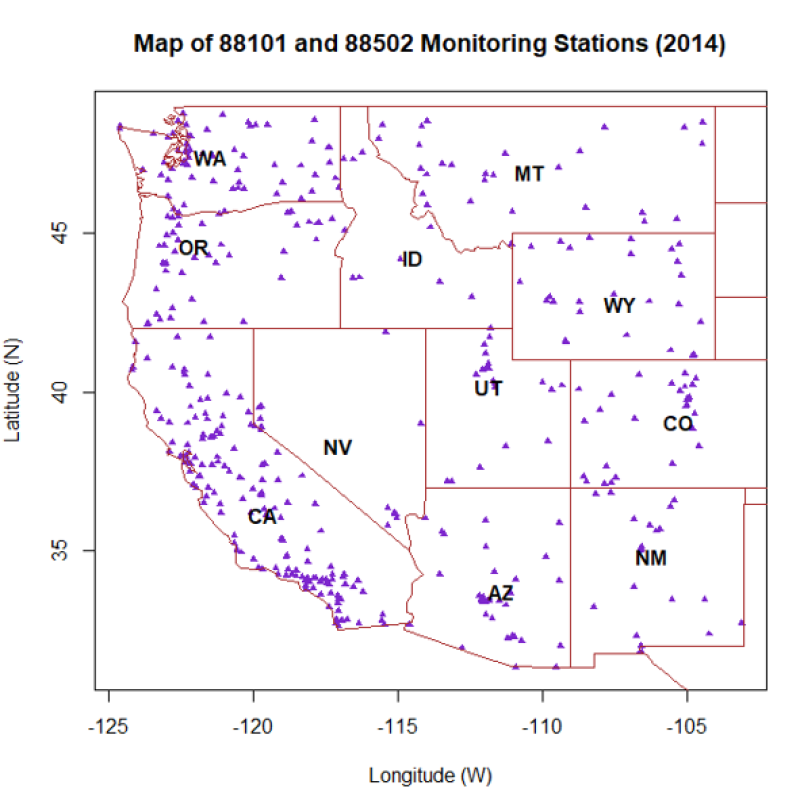 Smoke monitoring stations